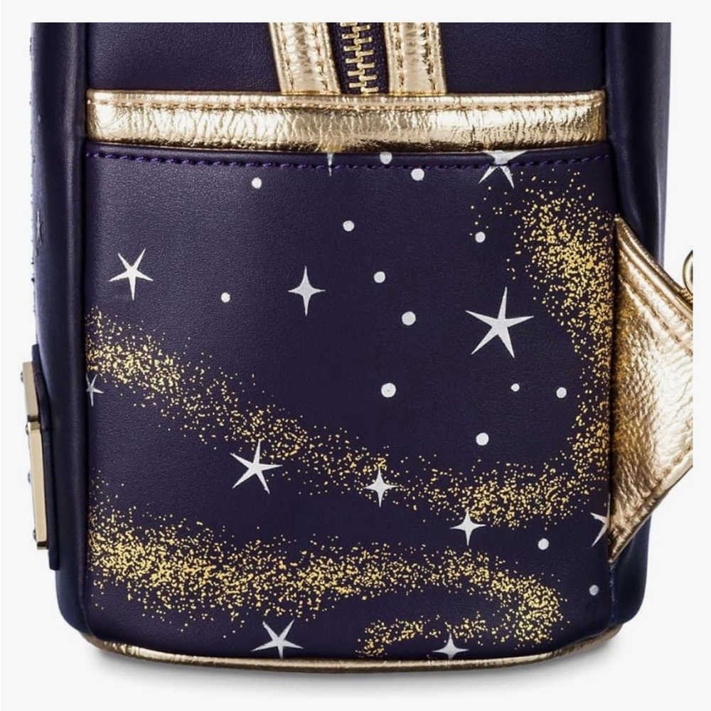 Loungefly Wish Asha Star Mini Backpack - NWT - Picture 3 of 4